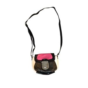 Brighton Color Block Crossbody Patent Purse
